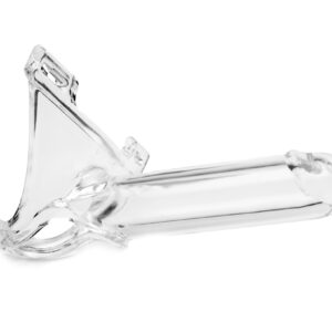 Zoro Knight 6in Hollow Shaft Clear Strap On