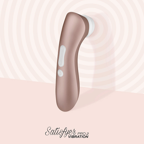 Satisfyer Pro 2+ G2 Clitoral Stimulator Rose Gold - Image 2