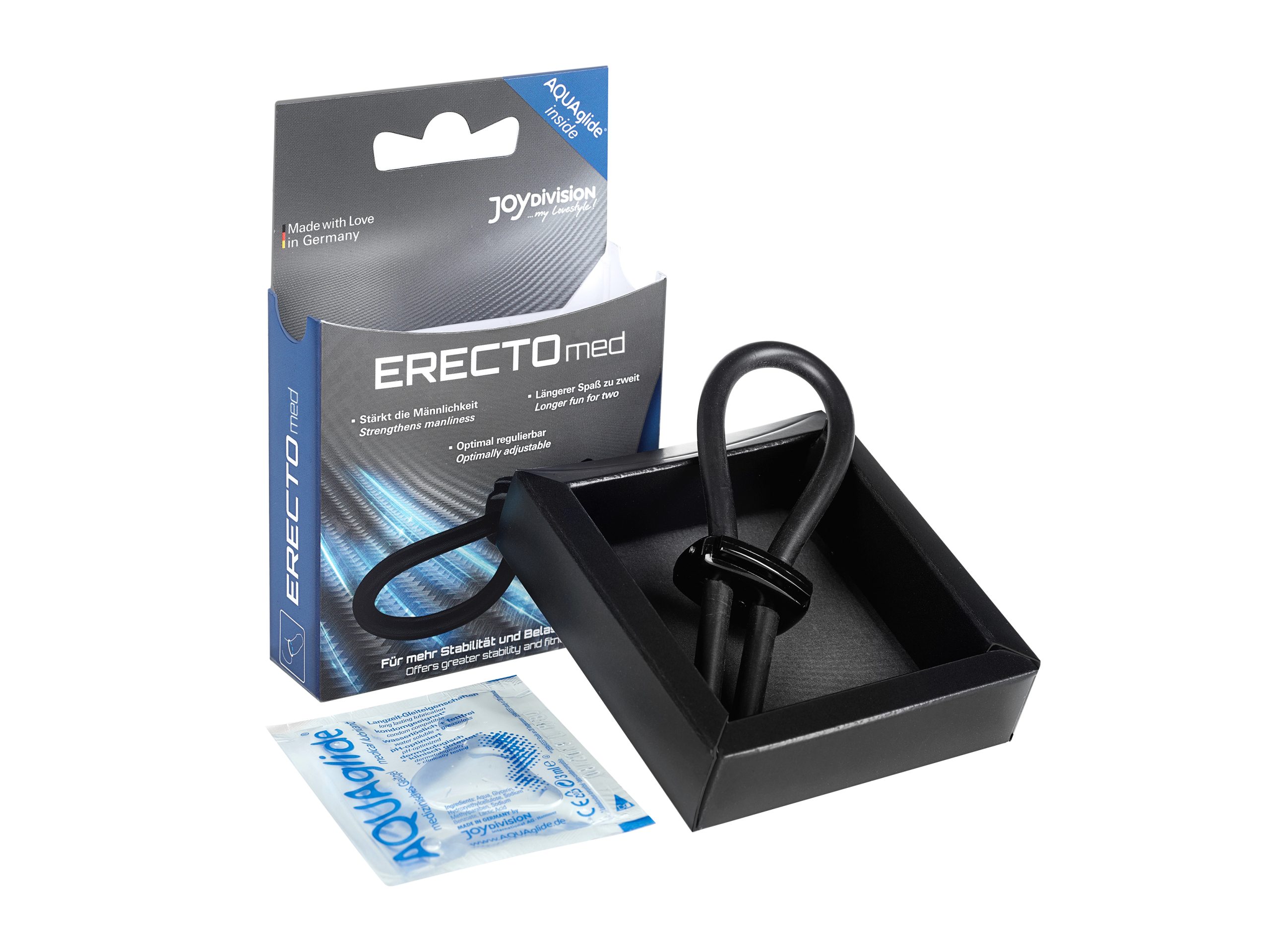 ERECTOmed Adjustable Cock Ring Black - Image 2