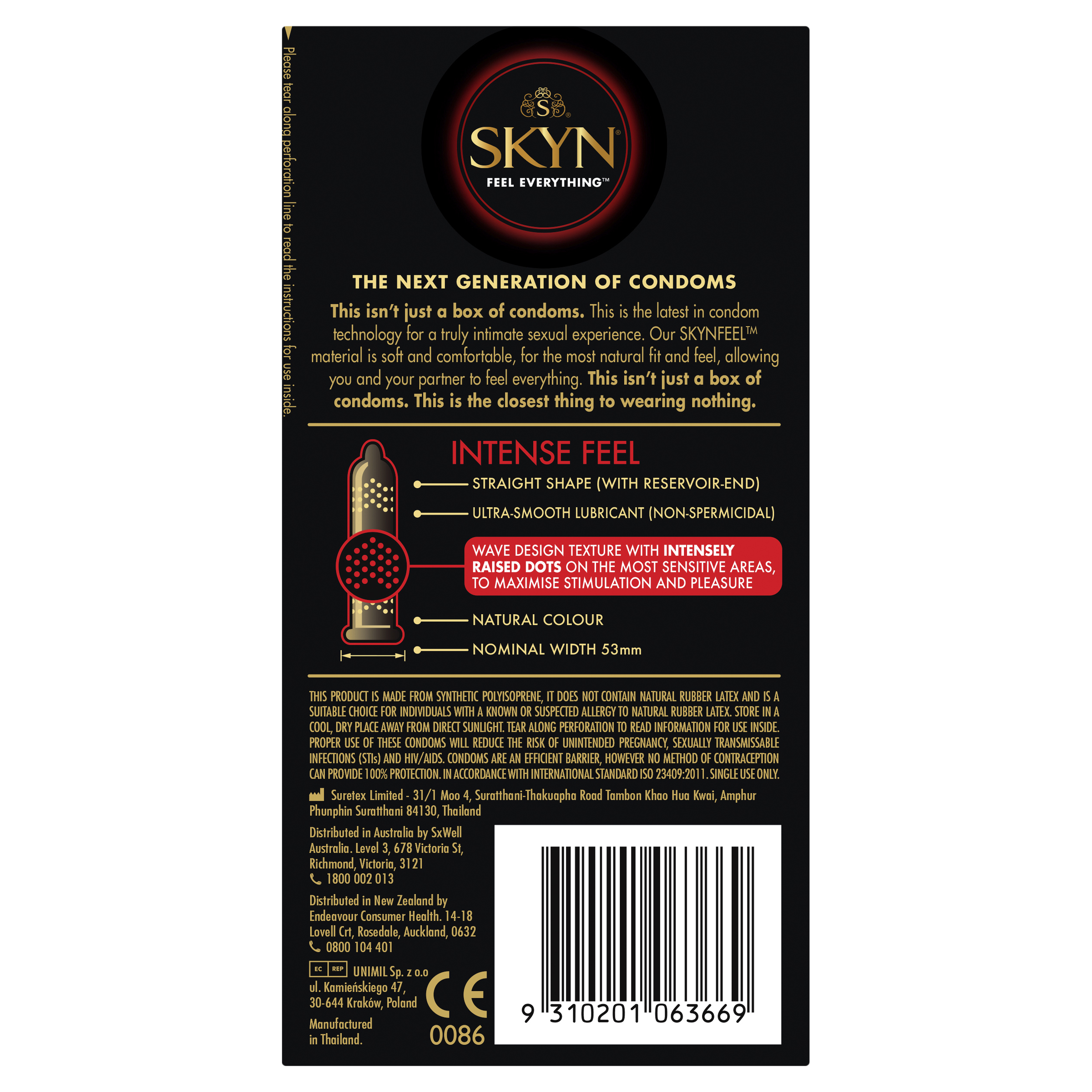 SKYN Intense Feel Condoms 10 Pc - Image 3