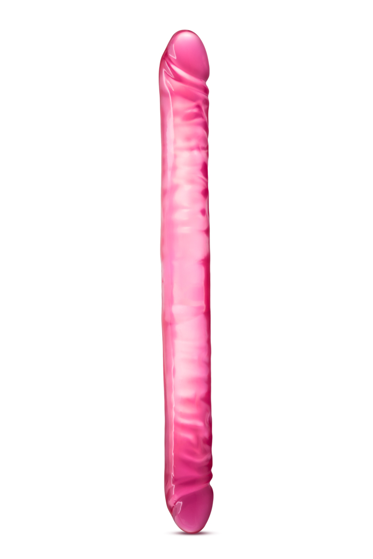 B Yours Double Dildo Pink 18in - Image 2