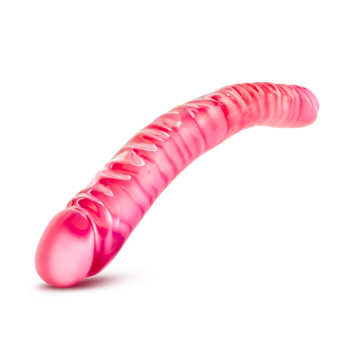 B Yours Double Dildo Pink 18in - Image 3