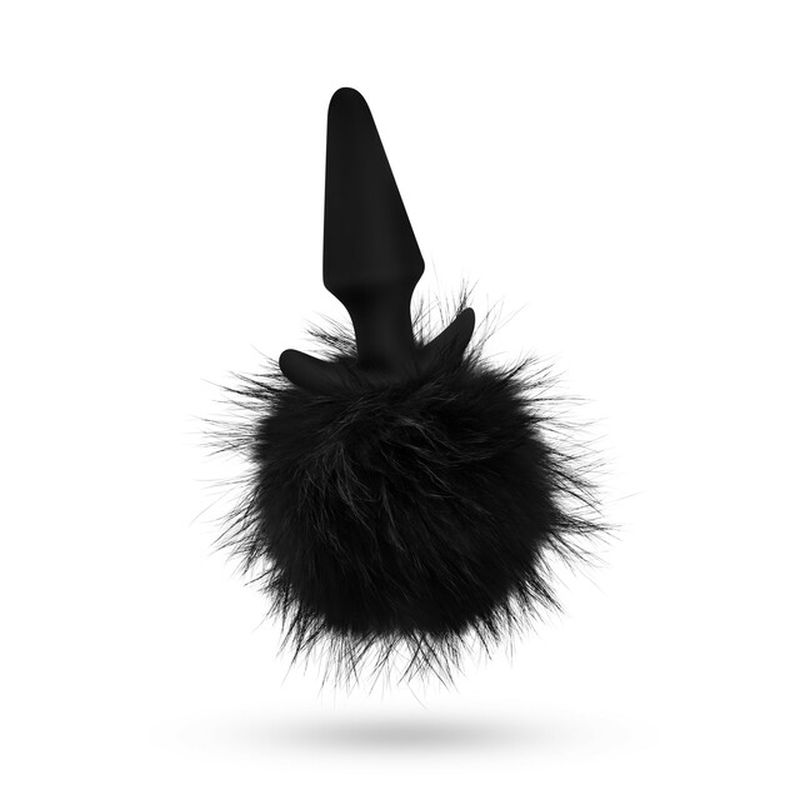 Anal Adventures Platinum Rabbit Tail Plug - Image 2