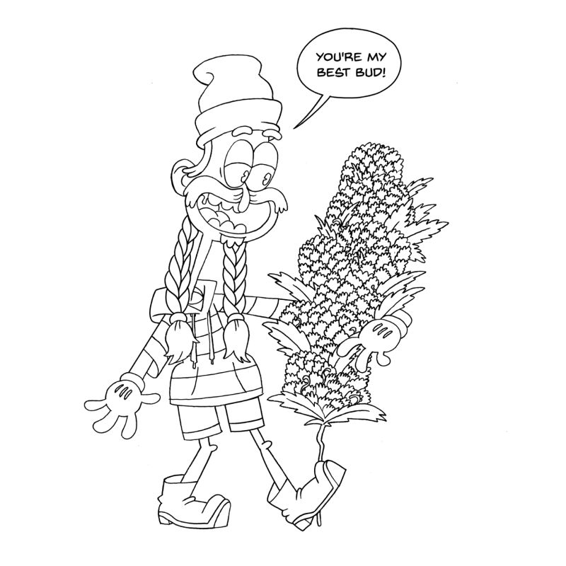 High AF Colouring Book - Image 2