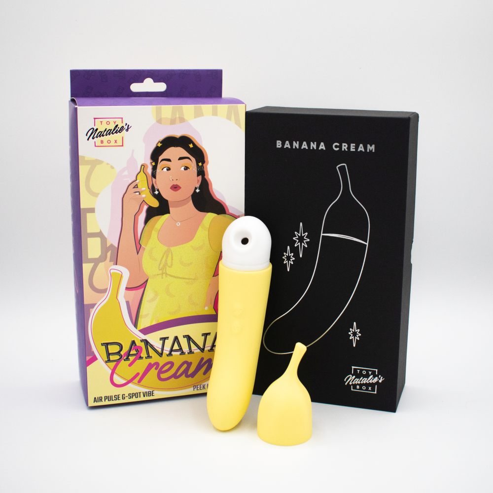 Banana Cream Air Pulse G-Spot Vibrator - Image 3